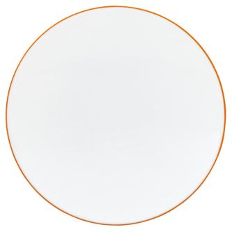 2 x bread and butter plate orange apricot - Raynaud